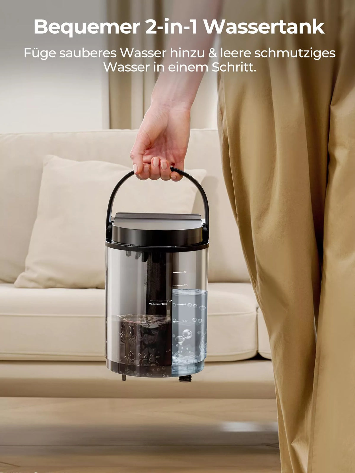 UWANT Portable Carpet Steam Cleaner B400