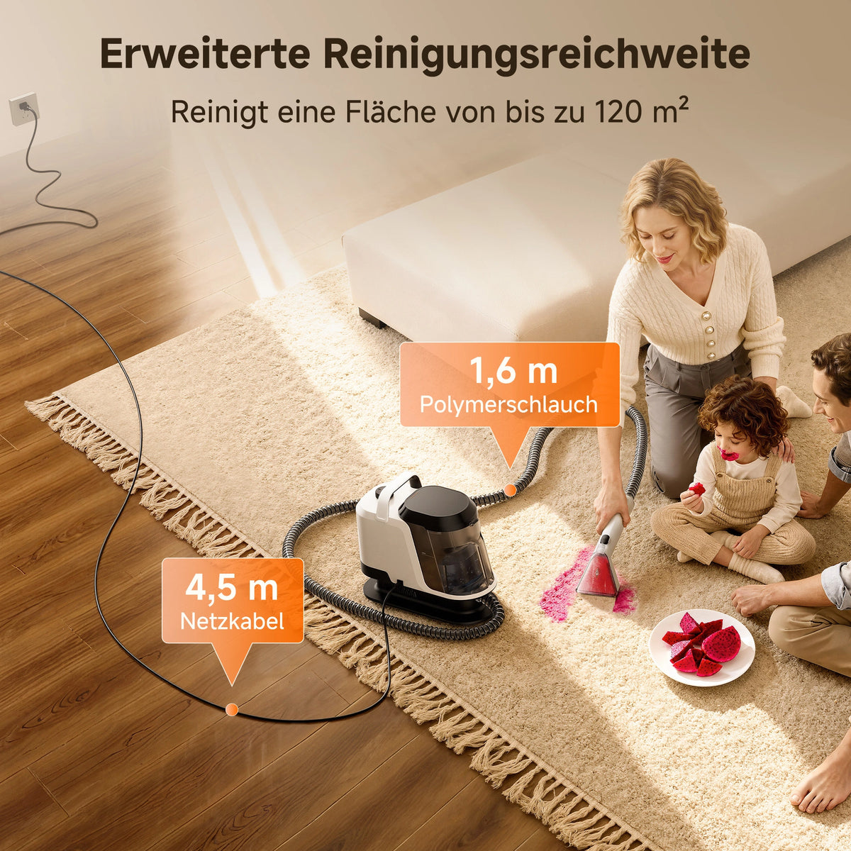 UWANT Portable Carpet & Spot Cleaner Y100